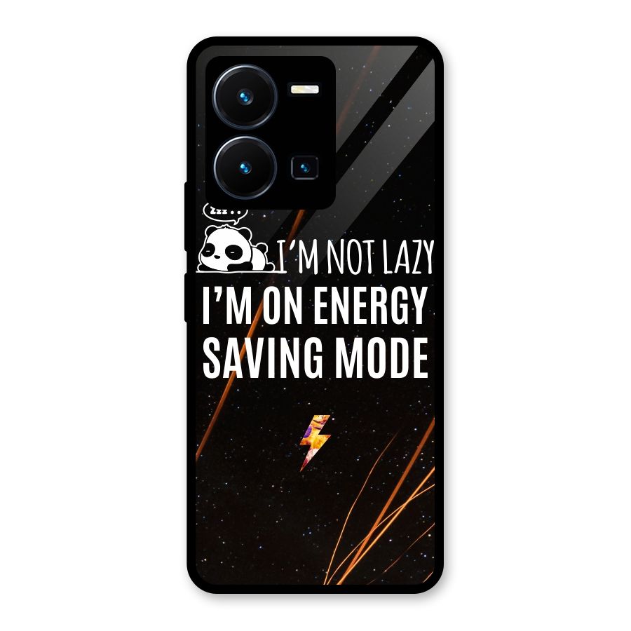 Energy Saving Mode Glass Back Case for Vivo Y35