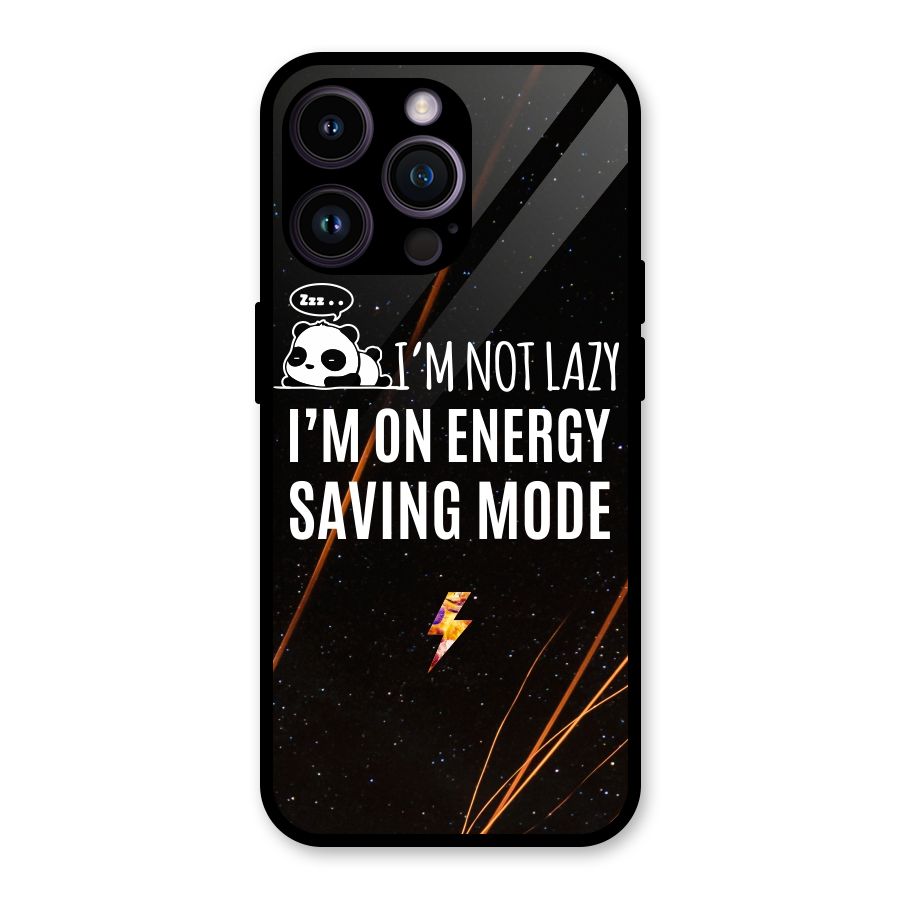Energy Saving Mode Glass Back Case for iPhone 14 Pro Max