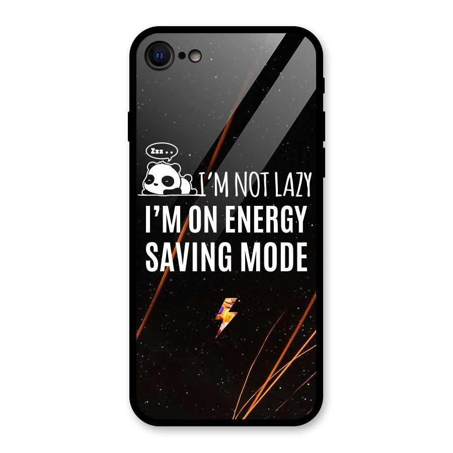 Energy Saving Mode Glass Back Case for iPhone SE 2022