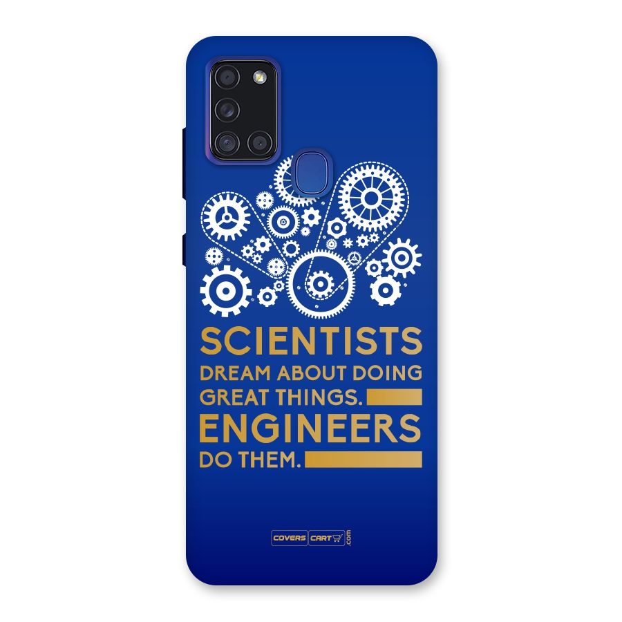 Engineer Back Case for Galaxy A21s