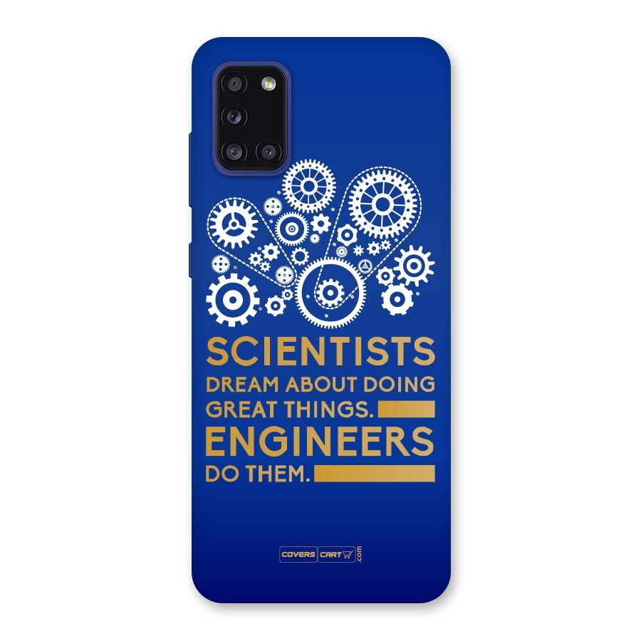 Engineer Back Case for Galaxy A31