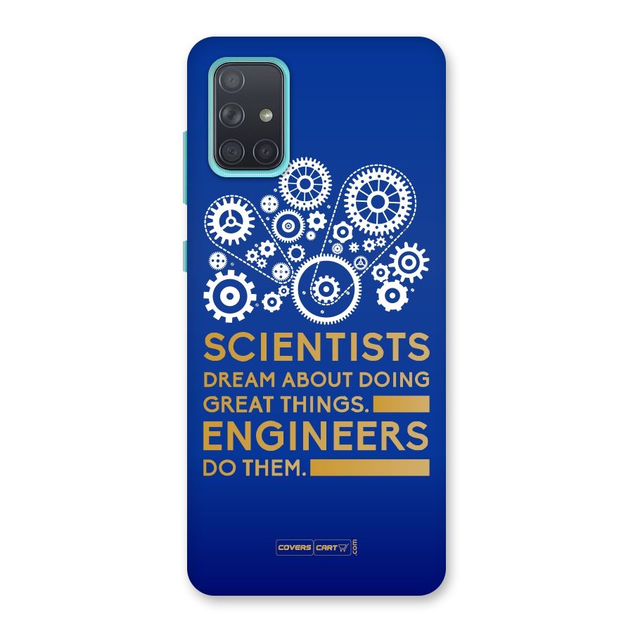 Engineer Back Case for Galaxy A71