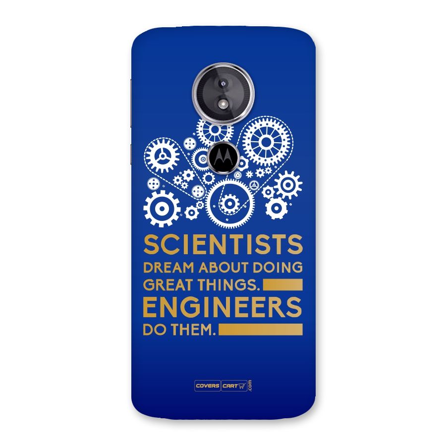 Engineer Back Case for Moto E5