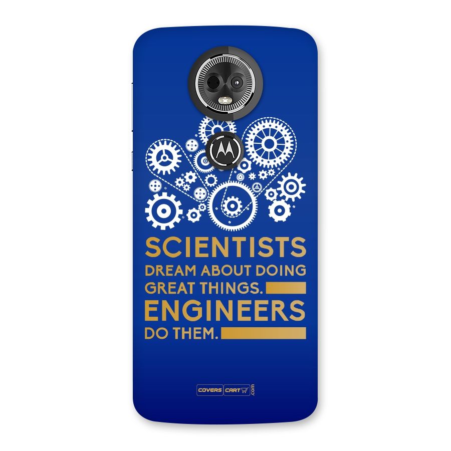 Engineer Back Case for Moto E5 Plus