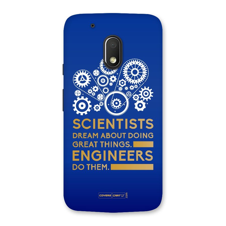 Engineer Back Case for Moto G4 Play