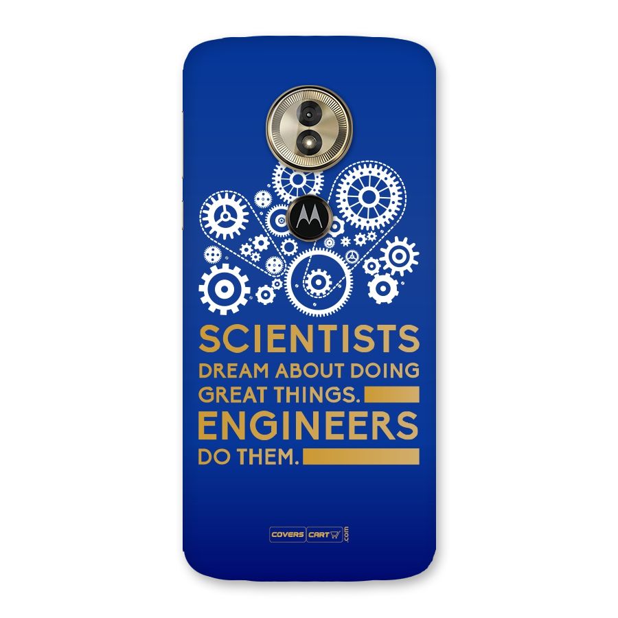 Engineer Back Case for Moto G6 Play