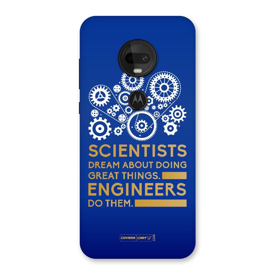 Engineer Back Case for Moto G7