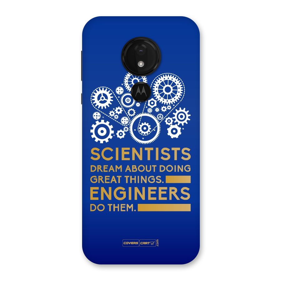 Engineer Back Case for Moto G7 Power