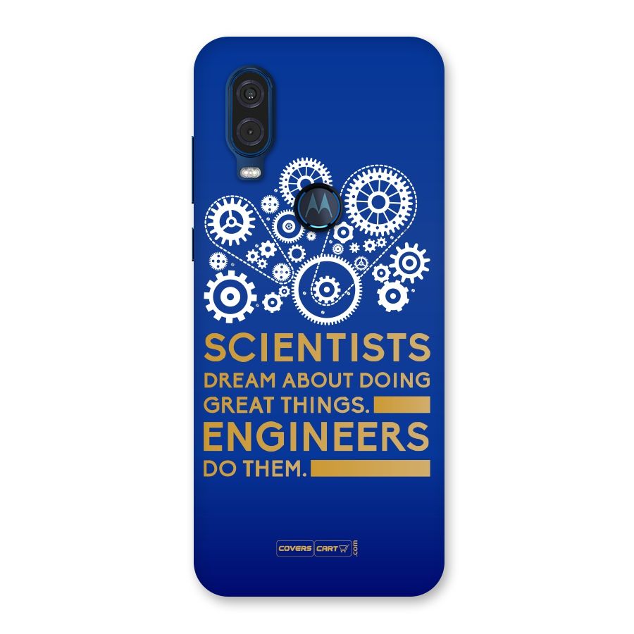 Engineer Back Case for Motorola One Vision