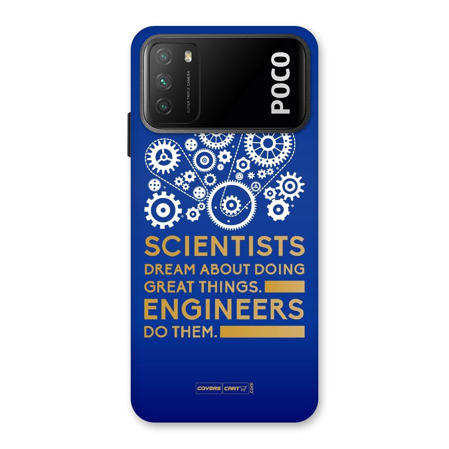 Engineer Back Case for Poco M3