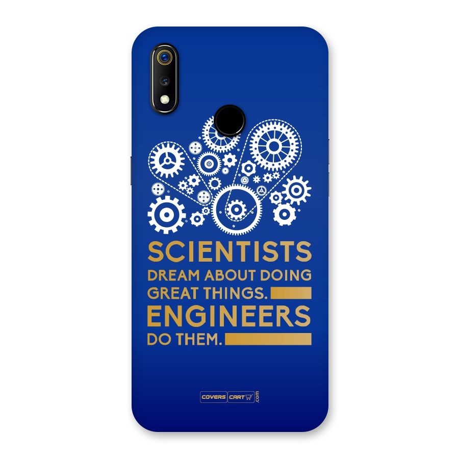 Engineer Back Case for Realme 3