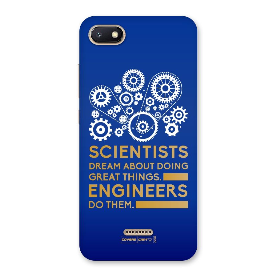 Engineer Back Case for Redmi 6A