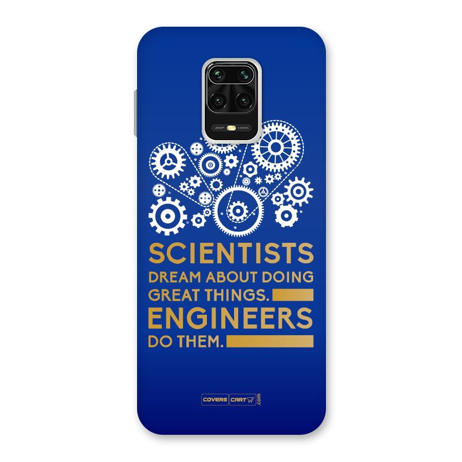 Engineer Back Case for Redmi Note 9 Pro