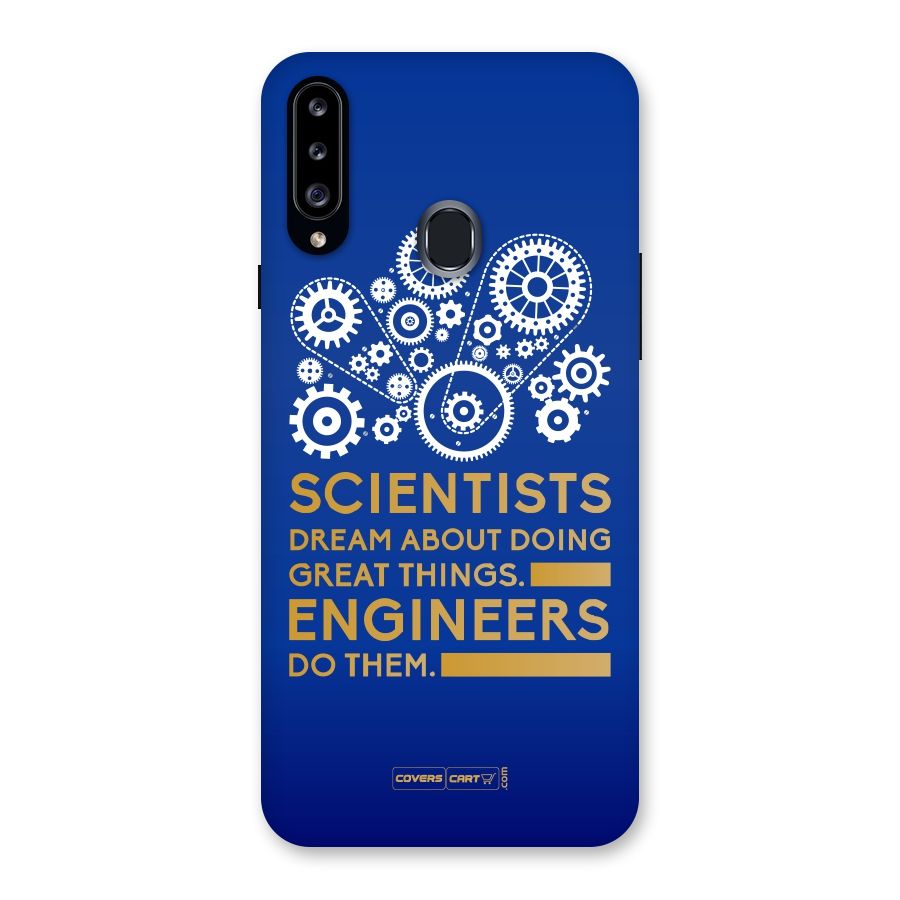 Engineer Back Case for Samsung Galaxy A20s