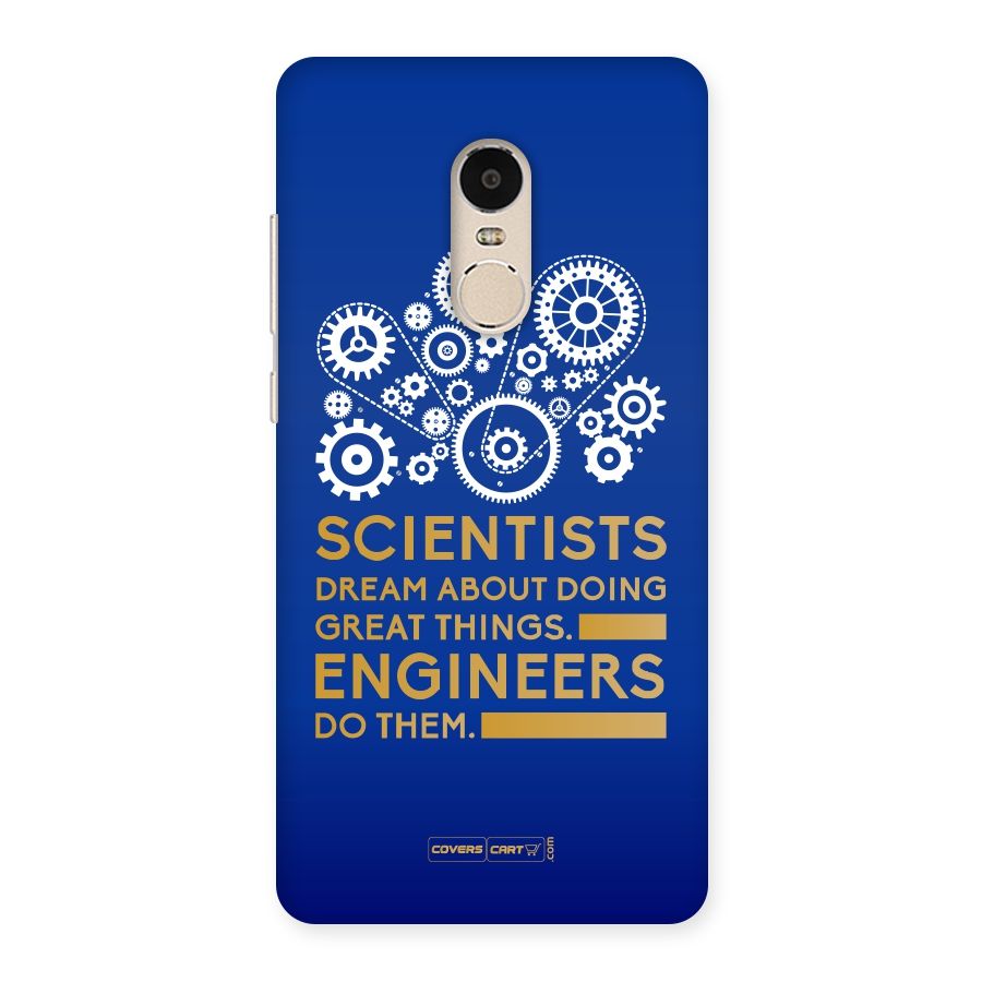 Engineer Back Case for Xiaomi Redmi Note 4