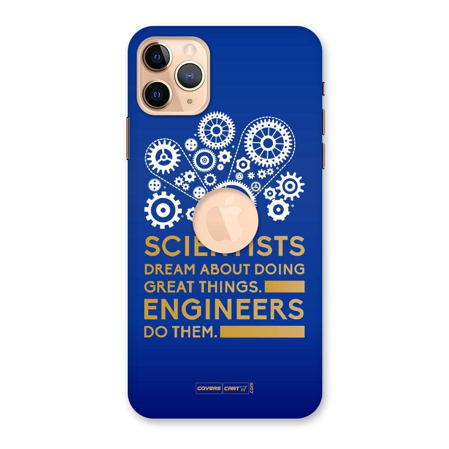 Engineer Back Case for iPhone 11 Pro Max Logo Cut