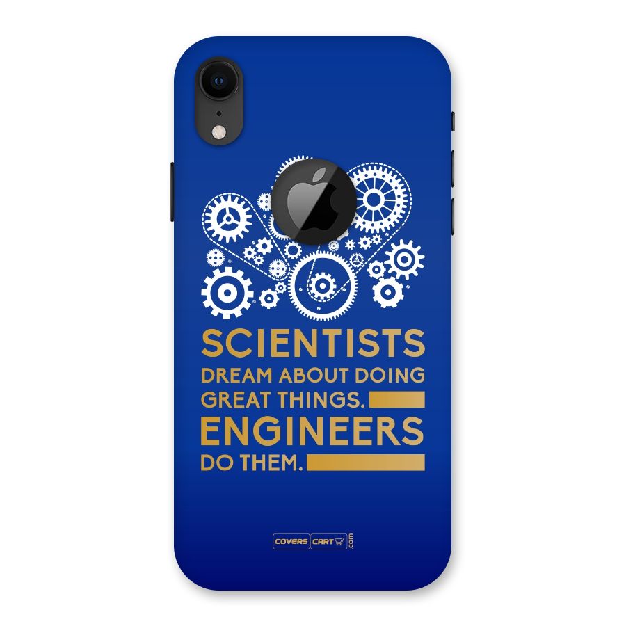 Engineer Back Case for iPhone XR Logo Cut