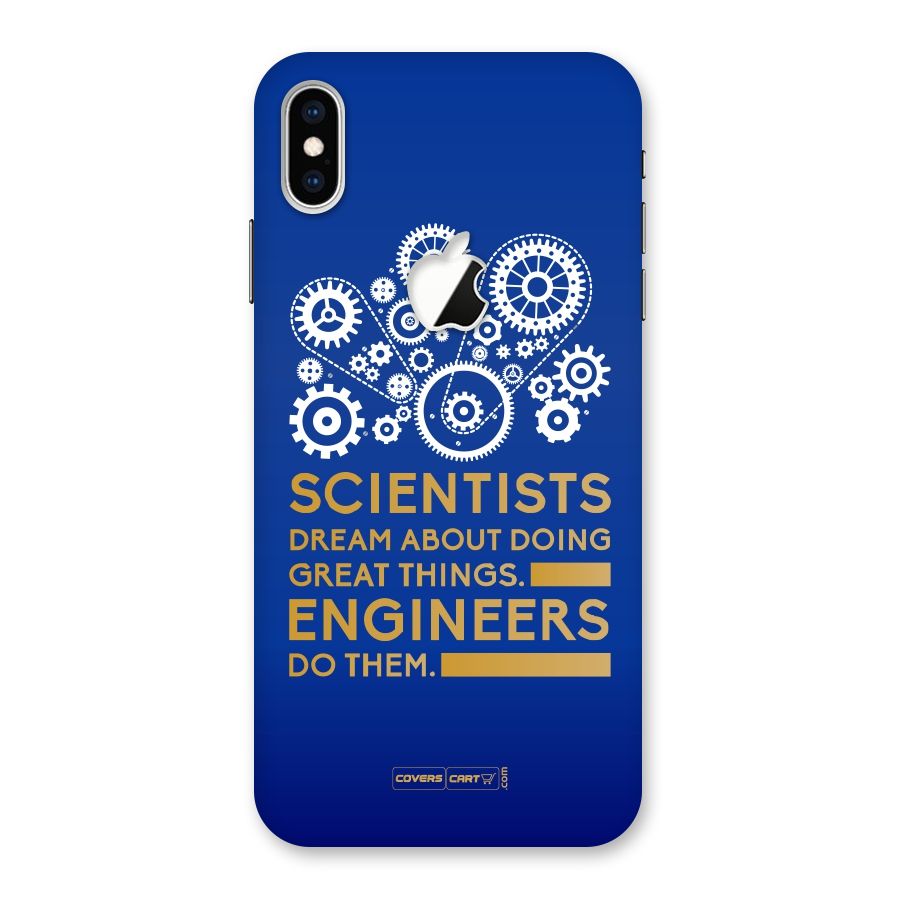Engineer Back Case for iPhone XS Max Apple Cut