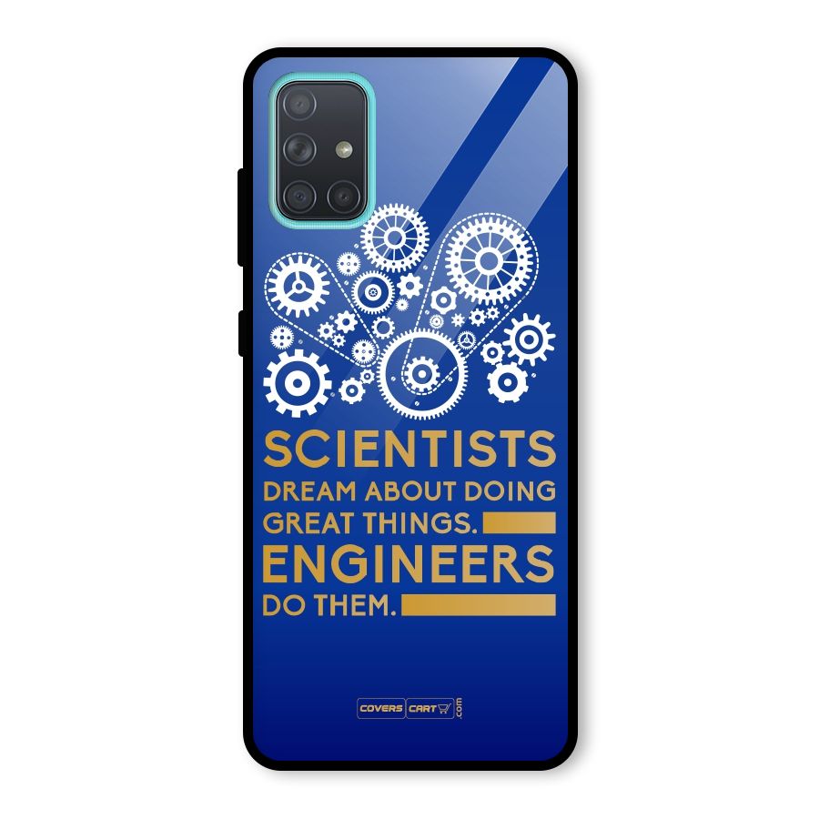 Engineer Glass Back Case for Galaxy A71