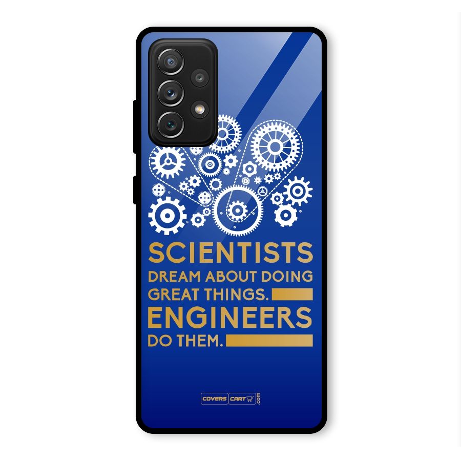 Engineer Glass Back Case for Galaxy A72