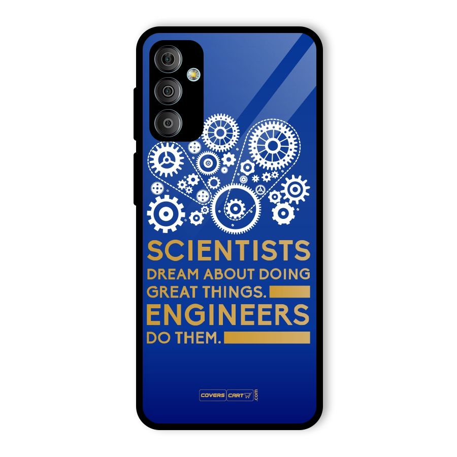 Engineer Glass Back Case for Galaxy F23