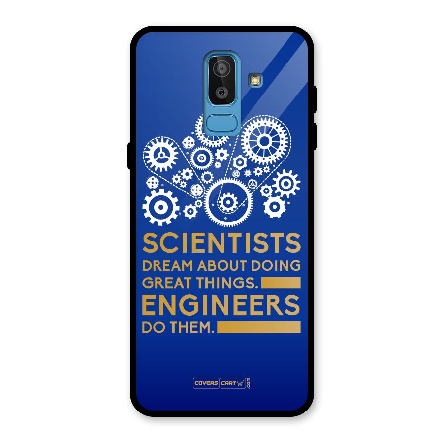 Engineer Glass Back Case for Galaxy J8