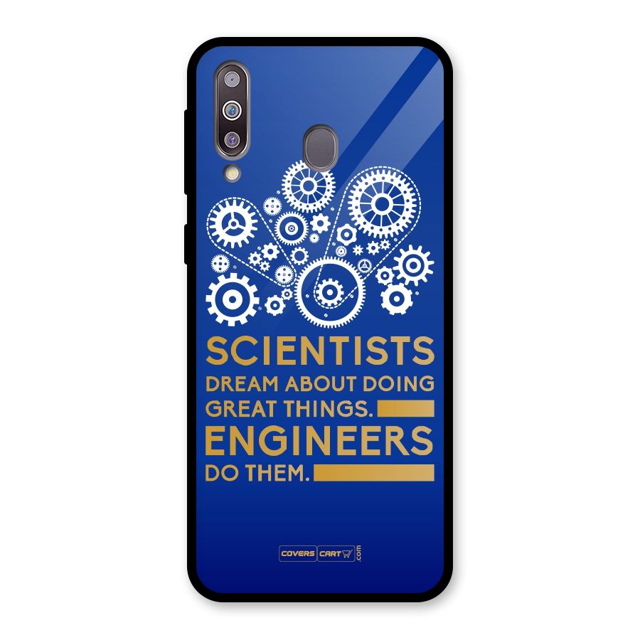 Engineer Glass Back Case for Galaxy M30