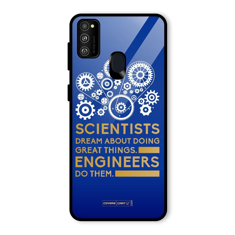 Engineer Glass Back Case for Galaxy M30s