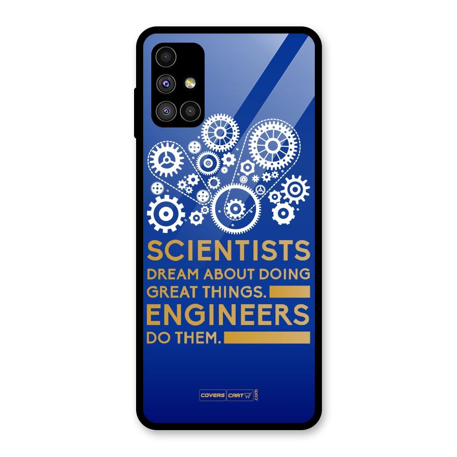 Engineer Glass Back Case for Galaxy M51