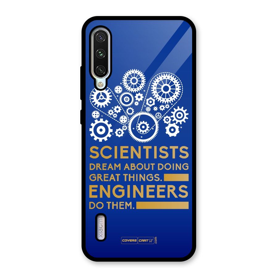 Engineer Glass Back Case for Mi A3