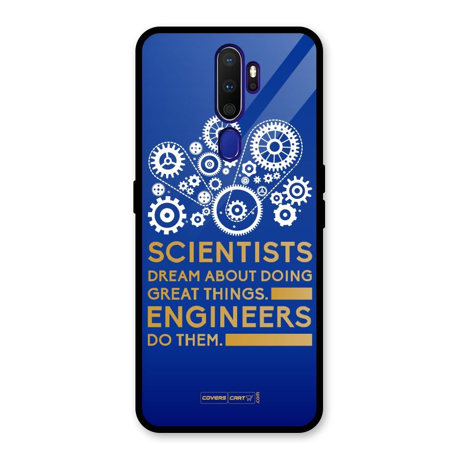 Engineer Glass Back Case for Oppo A9 (2020)