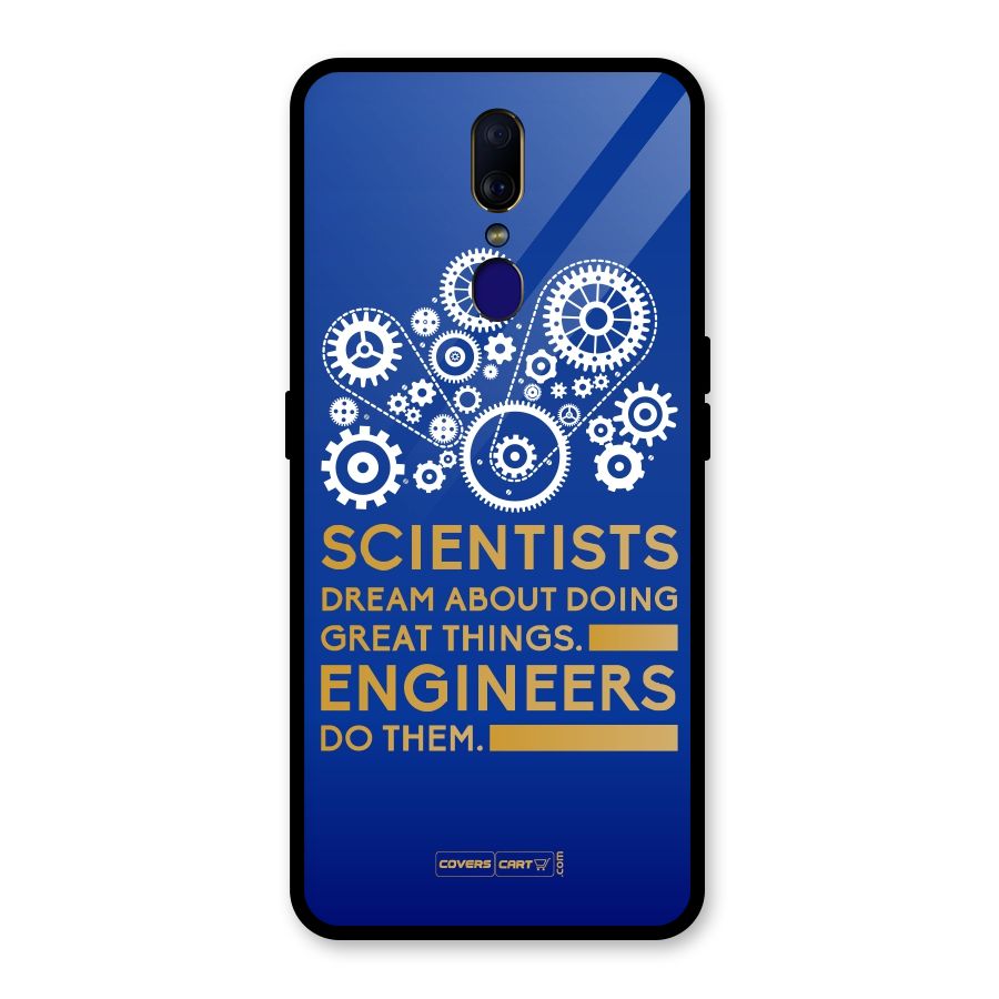 Engineer Glass Back Case for Oppo F11