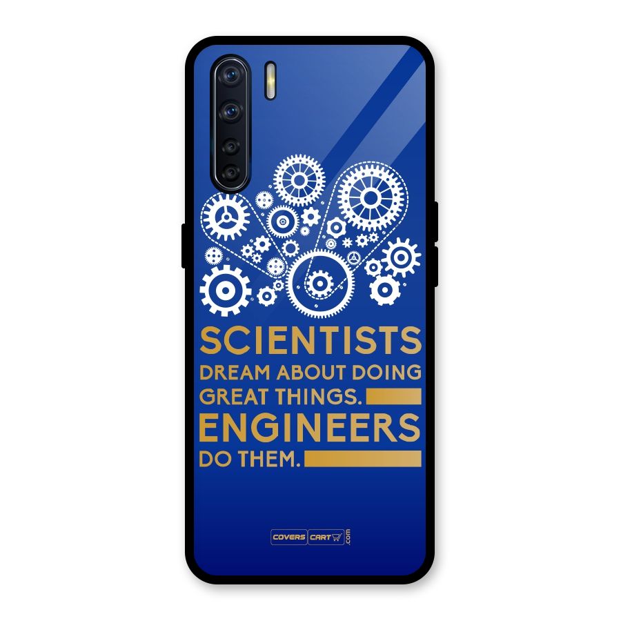 Engineer Glass Back Case for Oppo F15