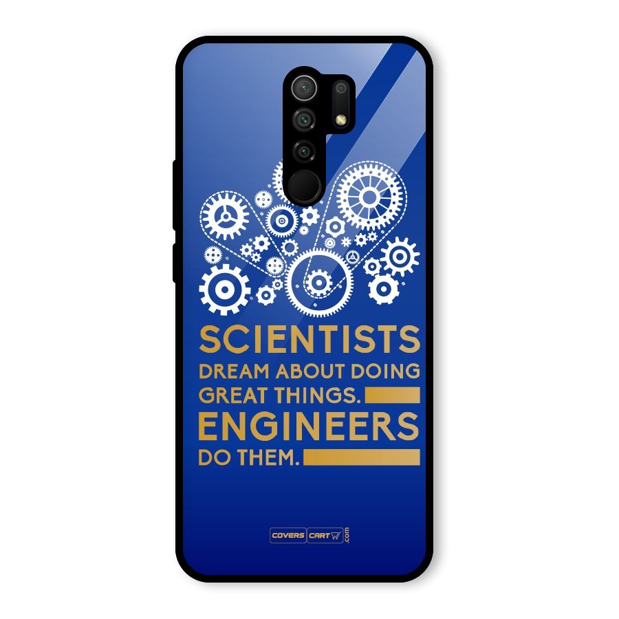 Engineer Glass Back Case for Poco M2
