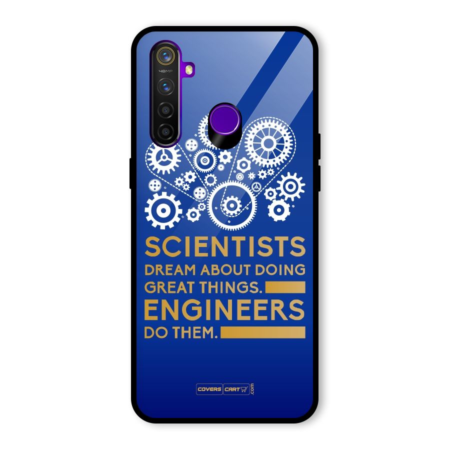 Engineer Glass Back Case for Realme 5 Pro