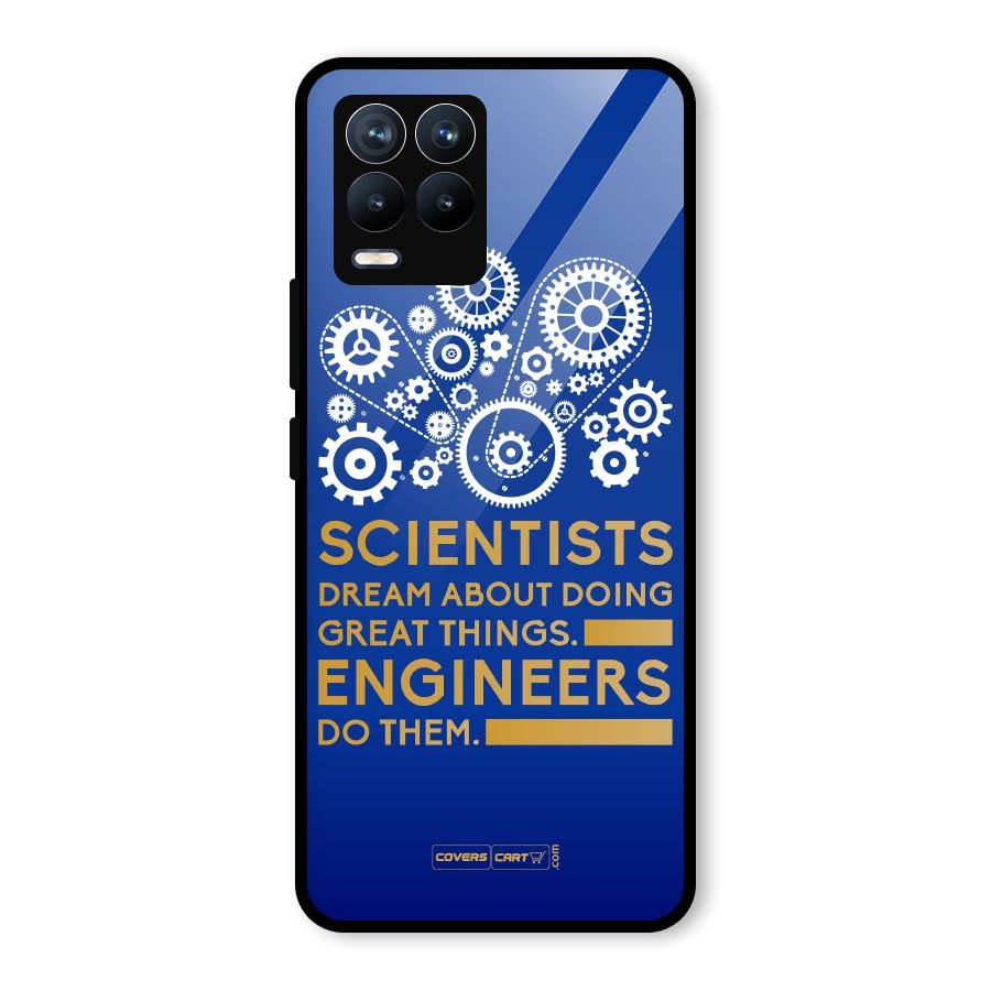 Engineer Glass Back Case for Realme 8