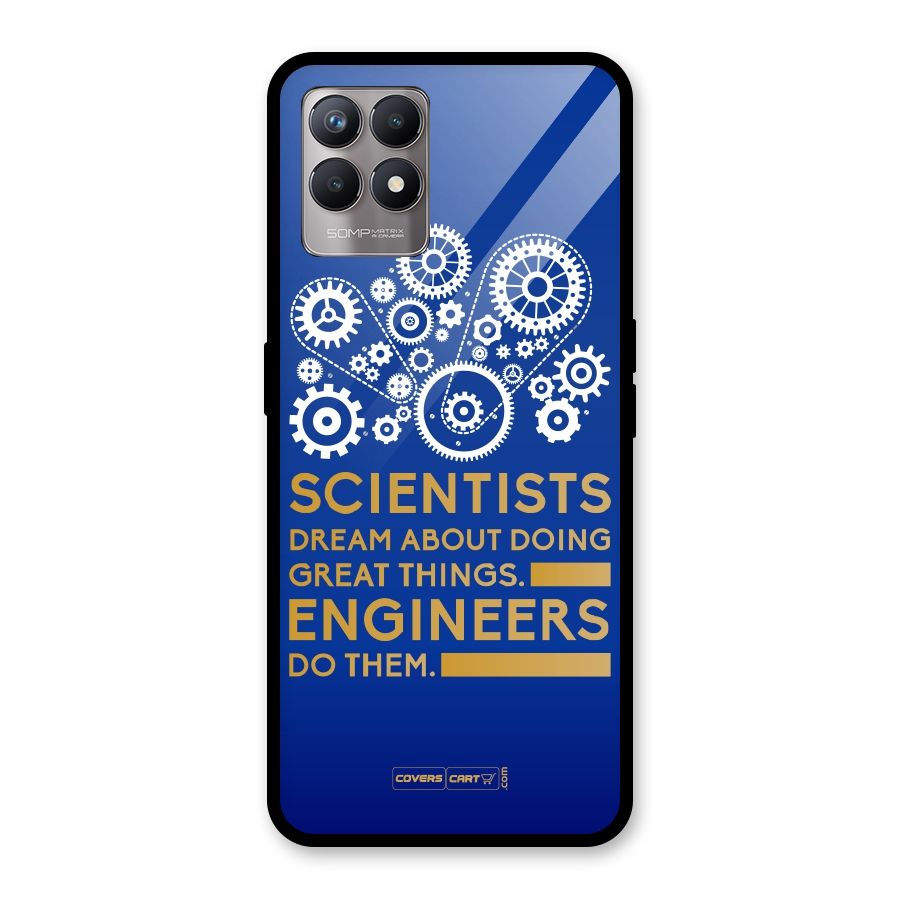 Engineer Glass Back Case for Realme Narzo 50