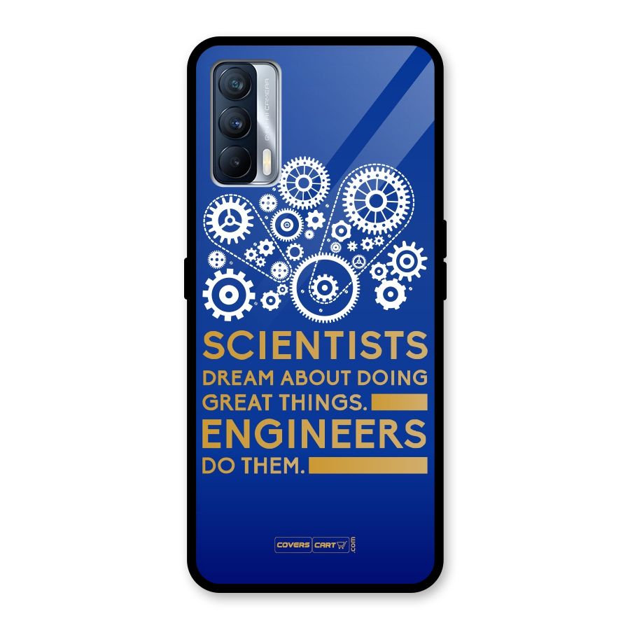 Engineer Glass Back Case for Realme X7