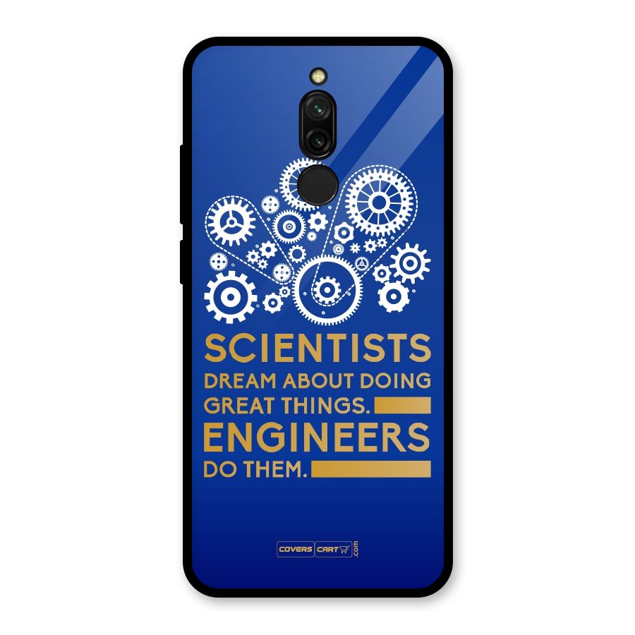 Engineer Glass Back Case for Redmi 8