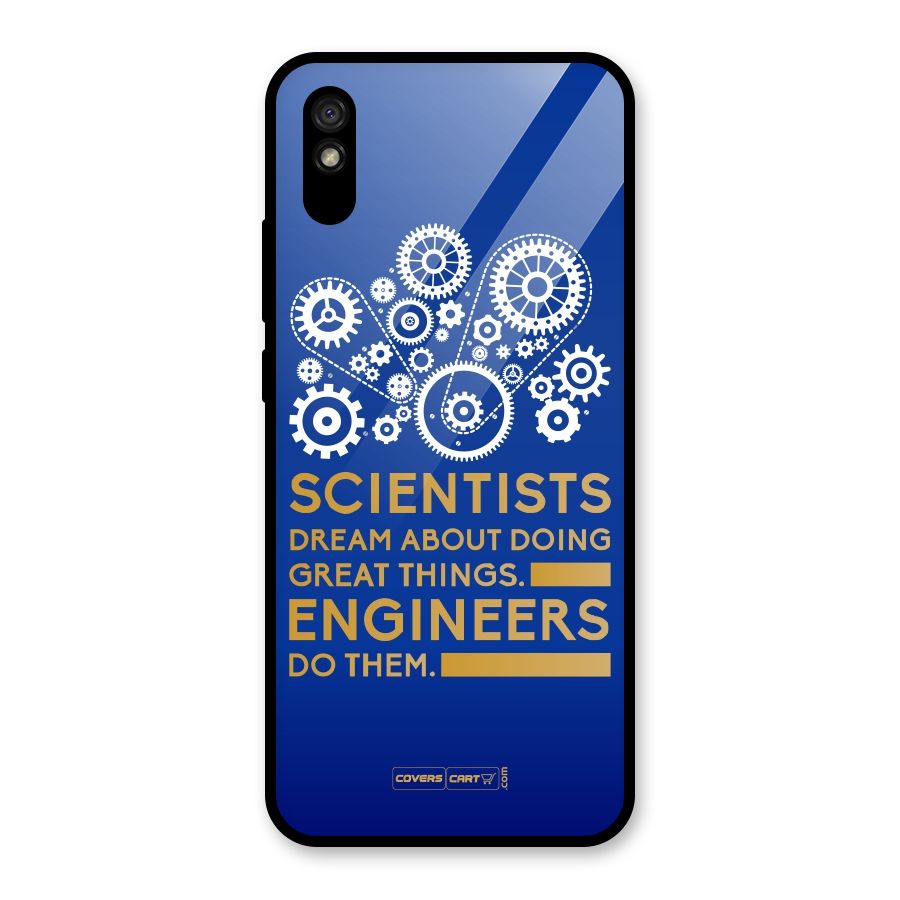 Engineer Glass Back Case for Redmi 9A