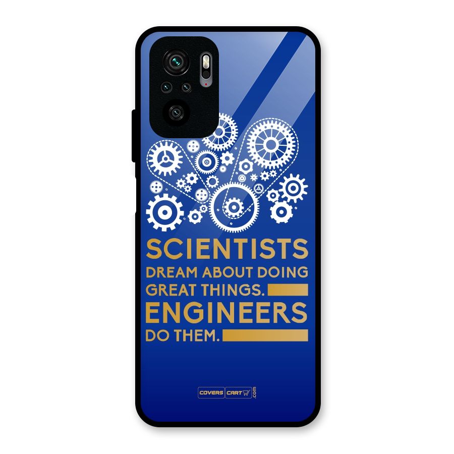 Engineer Glass Back Case for Redmi Note 10S