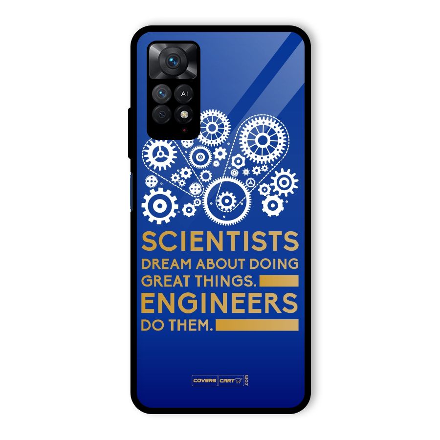Engineer Glass Back Case for Redmi Note 11 Pro