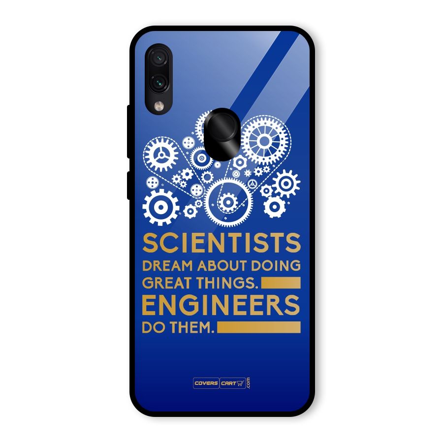 Engineer Glass Back Case for Redmi Note 7 Pro