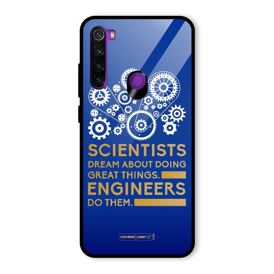 Engineer Glass Back Case for Redmi Note 8