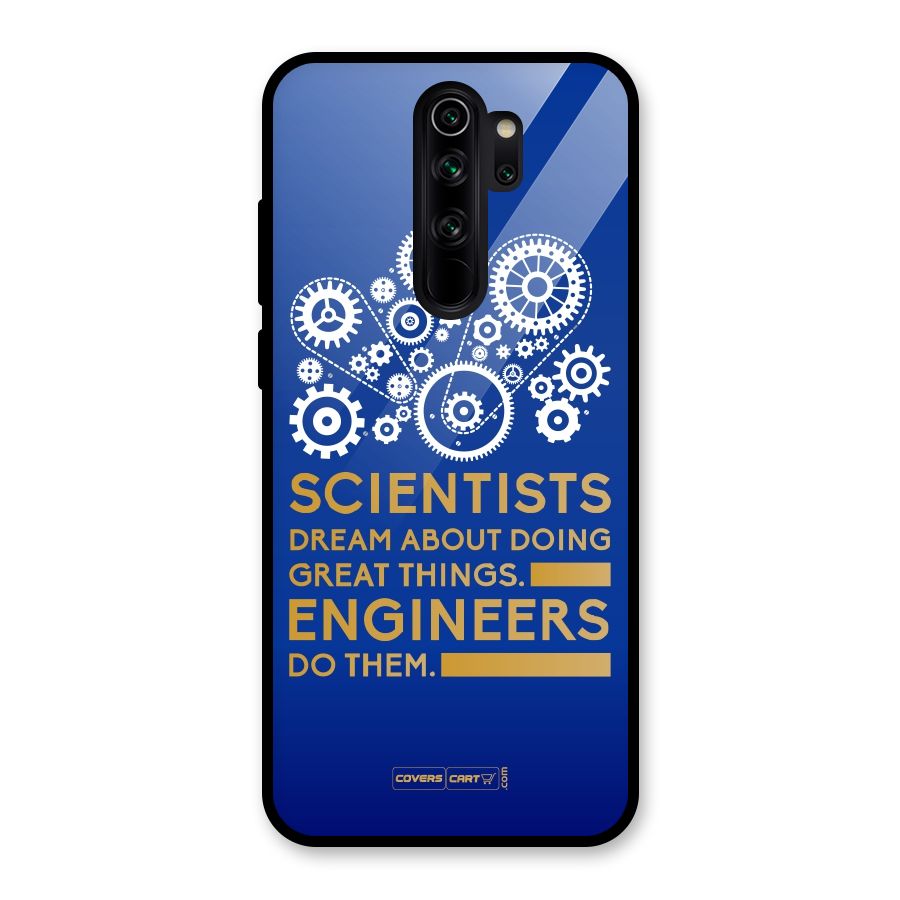 Engineer Glass Back Case for Redmi Note 8 Pro