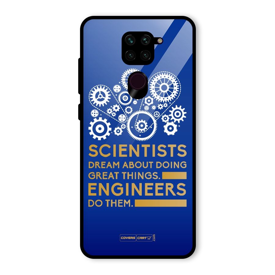 Engineer Glass Back Case for Redmi Note 9