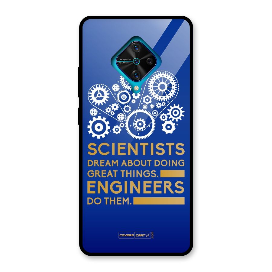 Engineer Glass Back Case for Vivo S1 Pro