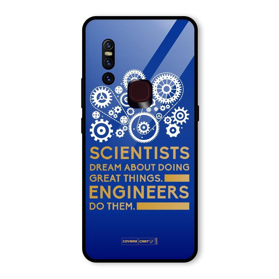 Engineer Glass Back Case for Vivo V15
