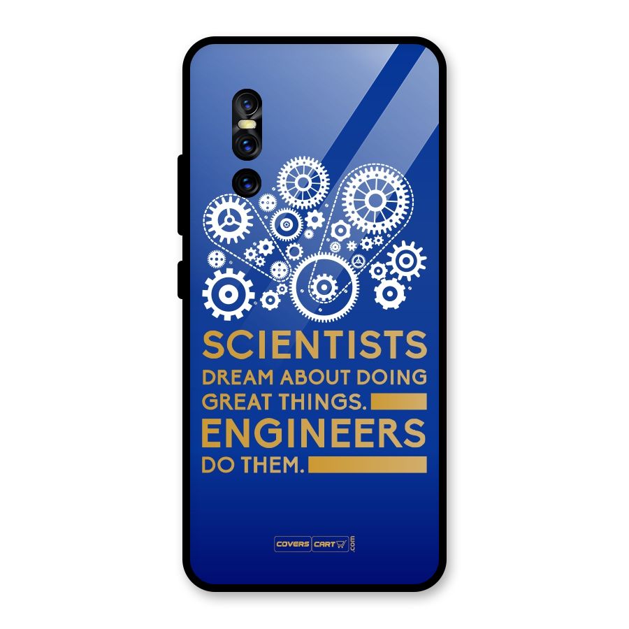 Engineer Glass Back Case for Vivo V15 Pro