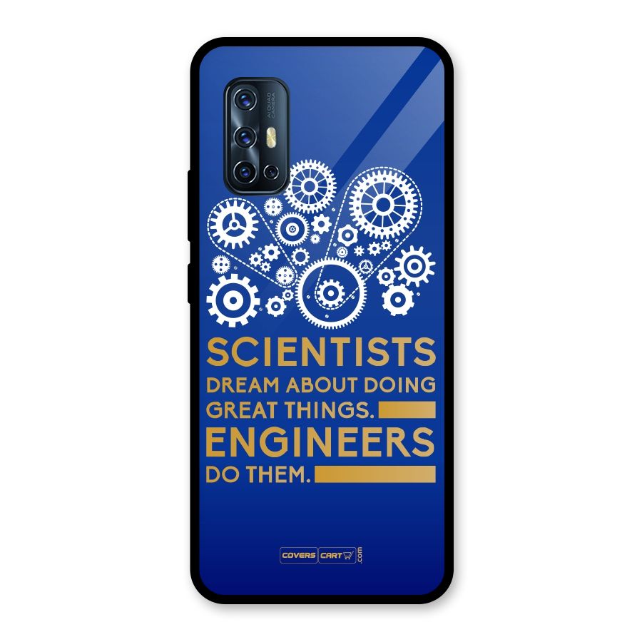 Engineer Glass Back Case for Vivo V17